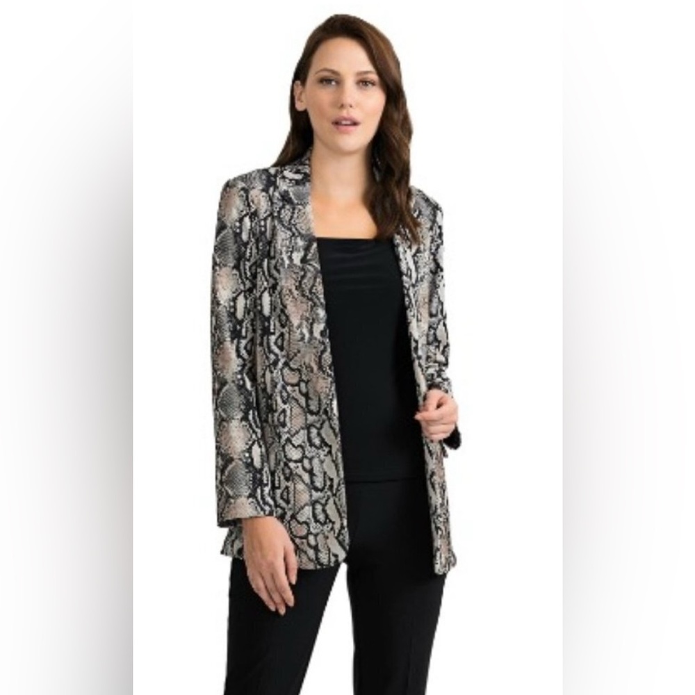 Joseph Ribkoff Snake Print Blazer Size 8